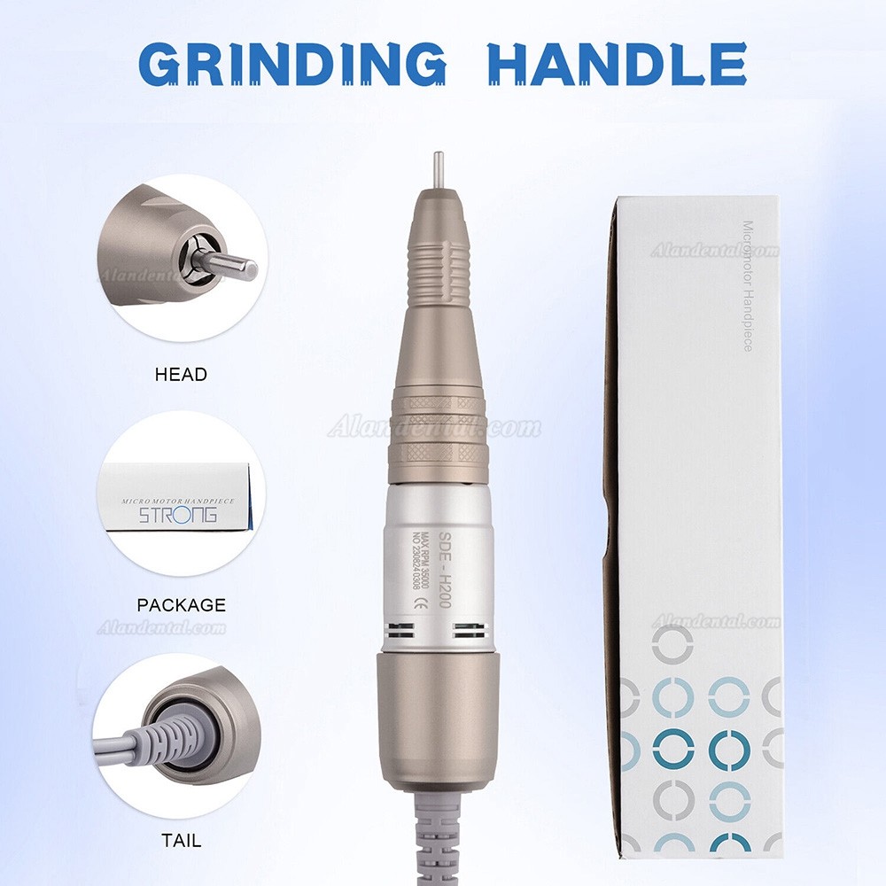 STRONG SDE-SH200 Dental Lab Micro Motor Handpiece 2.35mm 35000RPM